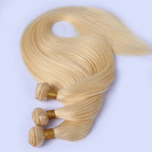 Load image into Gallery viewer, 613 Blonde Peruvian Straight Hair Weave Bundles
